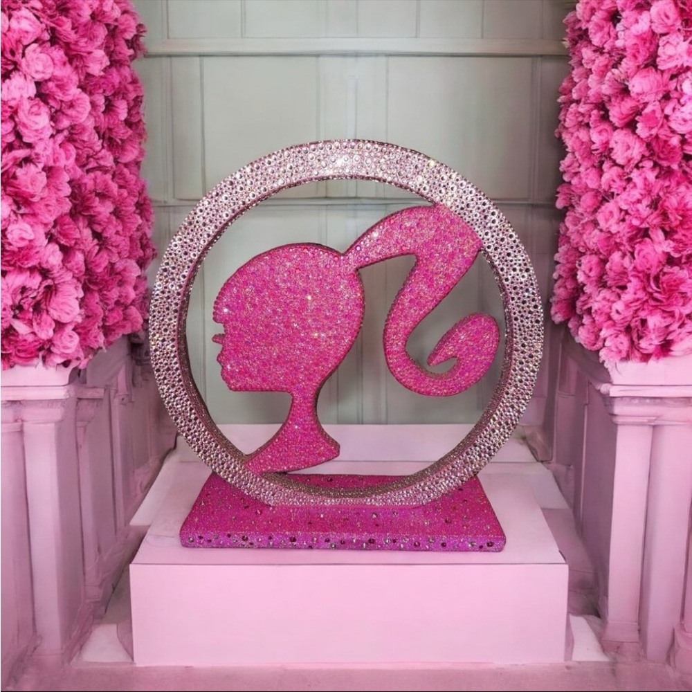 Bedazzled Barbie Decor